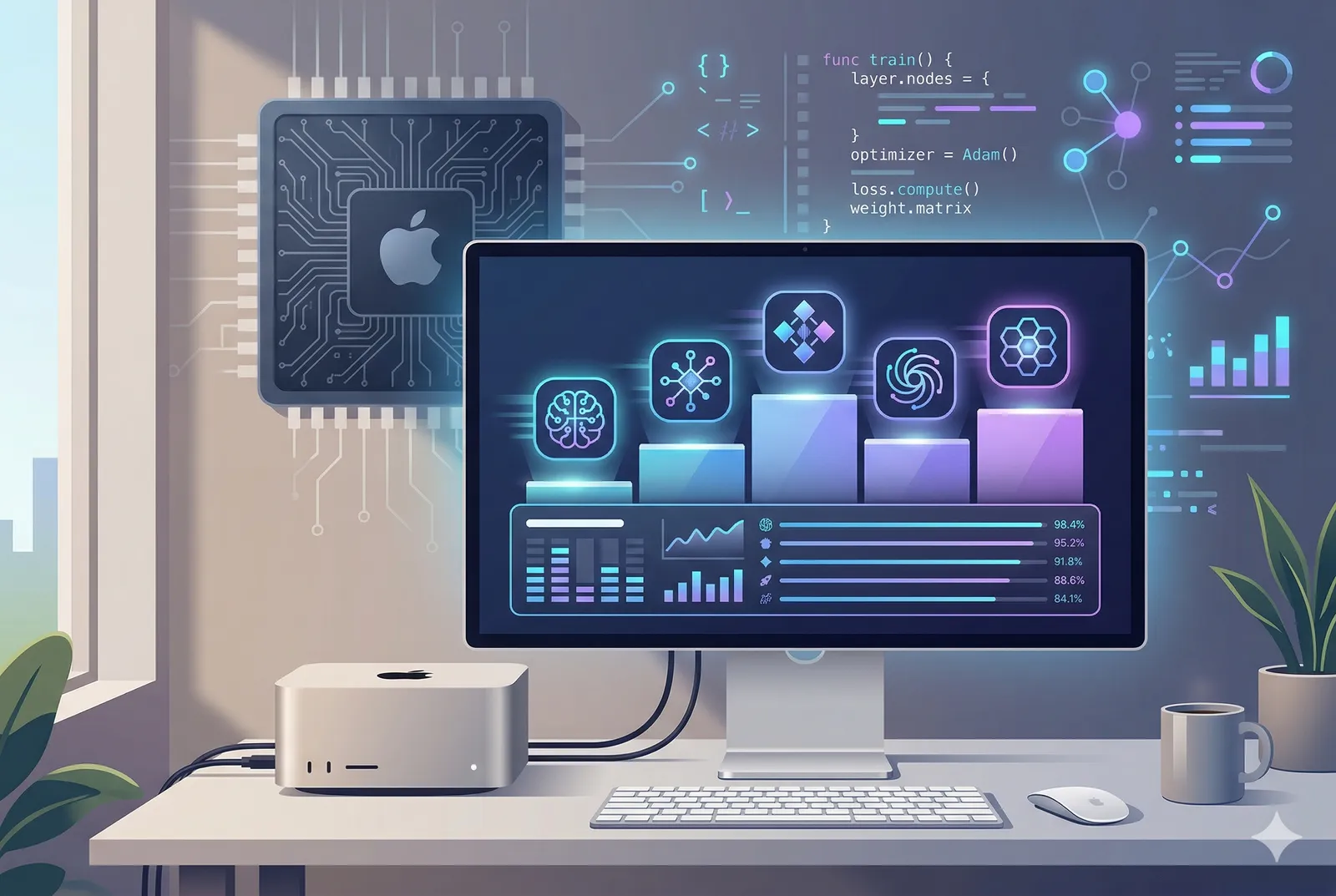 Milline kohalik AI-mudel on parim? Testisime viit mudelit Mac Studio peal